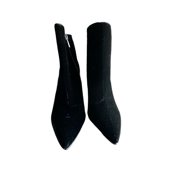 NIB -Marc Fisher Black Mayae Pointed Toe Sculpted 4.5” Heel Bootie - Size 9.5 - Picture 2 of 8